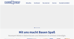 Desktop Screenshot of bauexpert-babenhausen.de